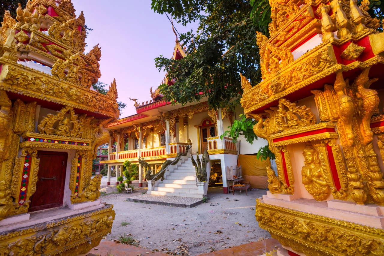 Laos buddhist temple