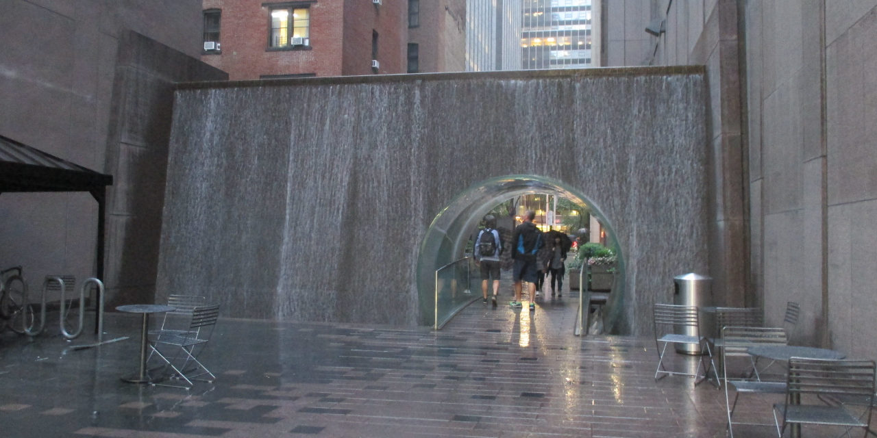 New York City Waterfall Tunnel