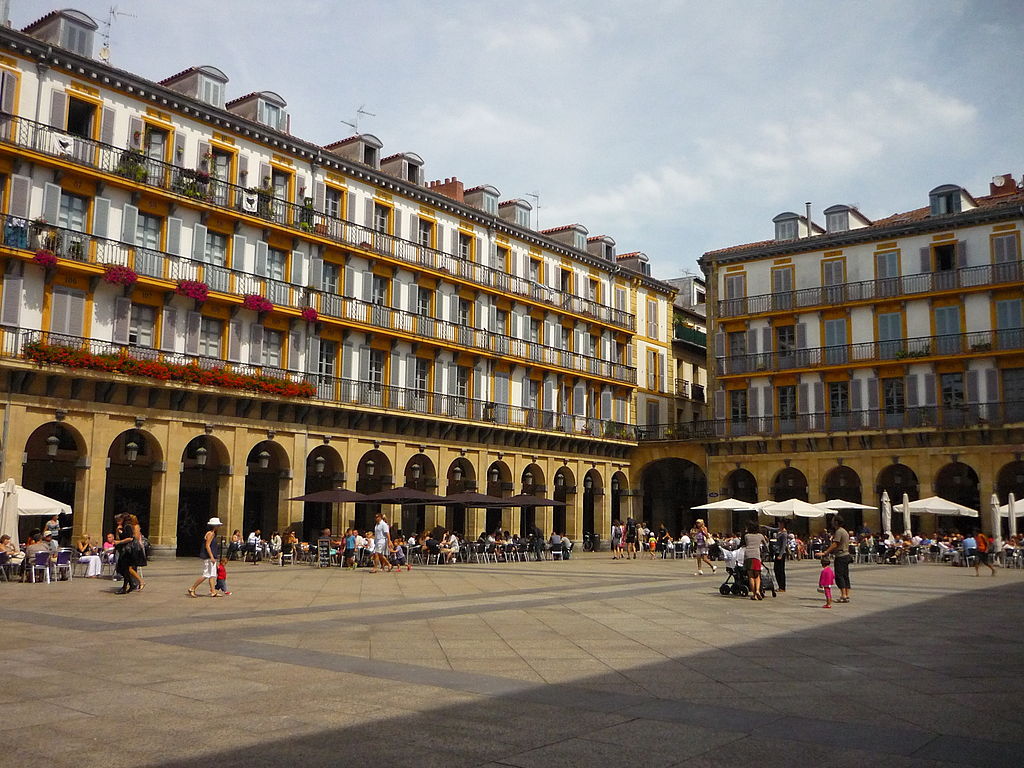 best cities SpainSan Sebastian Spain Plaza de la Constitucion Travel