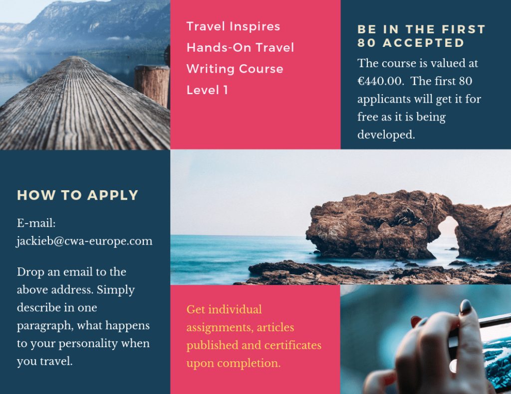 Travel Inspires Travel Writing Course Level 1min Travel Inspires