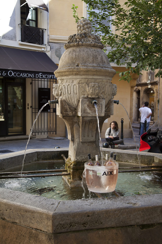 Things to do AixenProvence Rosé Fountain Trois Ormeaux  Travel Inspires